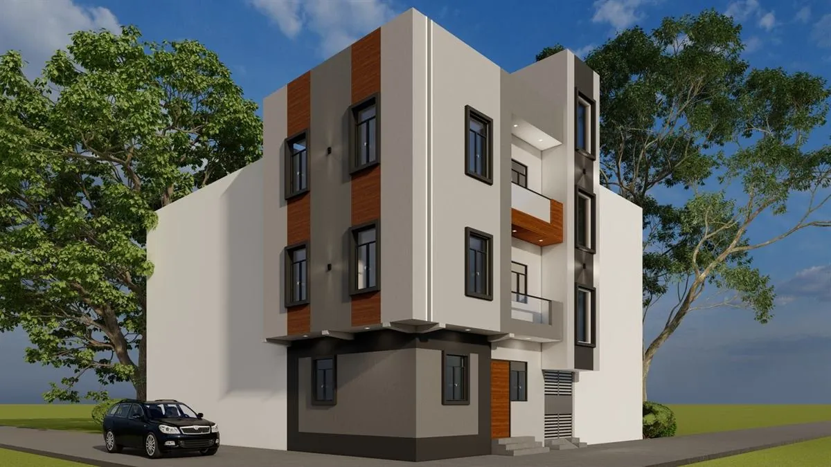 G+2 family home, Chandan Nagar, Delhi — Spatial Genesis residential architecture and turnkey delivery
